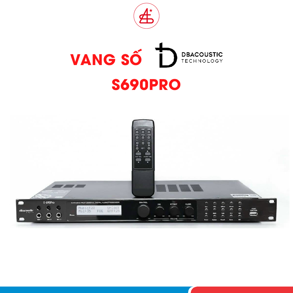 Vang số dBacoustic db S690Pro, vang db acoustic 690pro tặng kèm 2 dây canon, hàng chính hãng