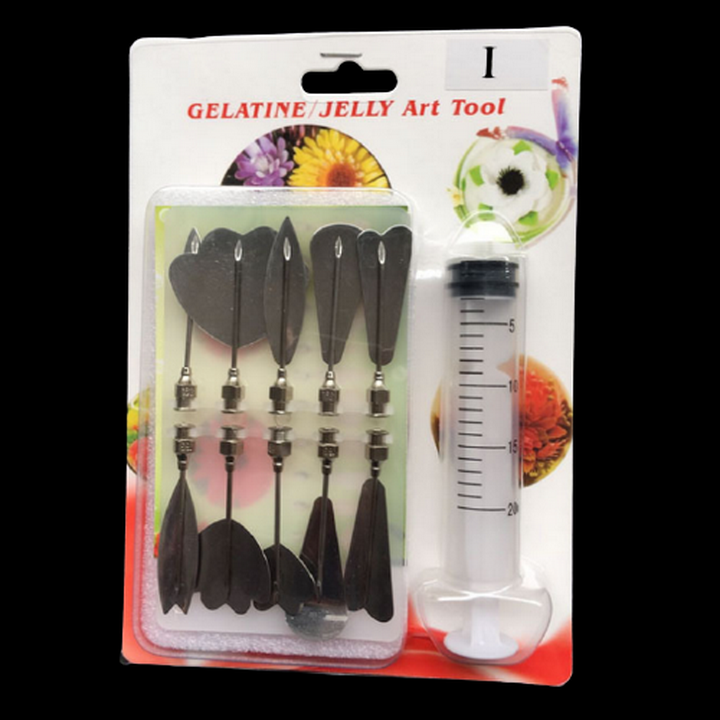 Bộ 10 dụng cụ làm thạch rau câu 3D - Bộ nhập khẩu - Tặng kèm xi lanh – Mã số 1000