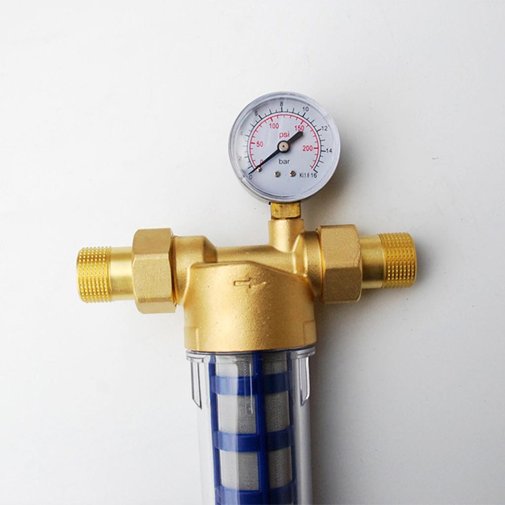 Household Mesh Spin Down Water Filter System Sediment Water Filter 1/2inch