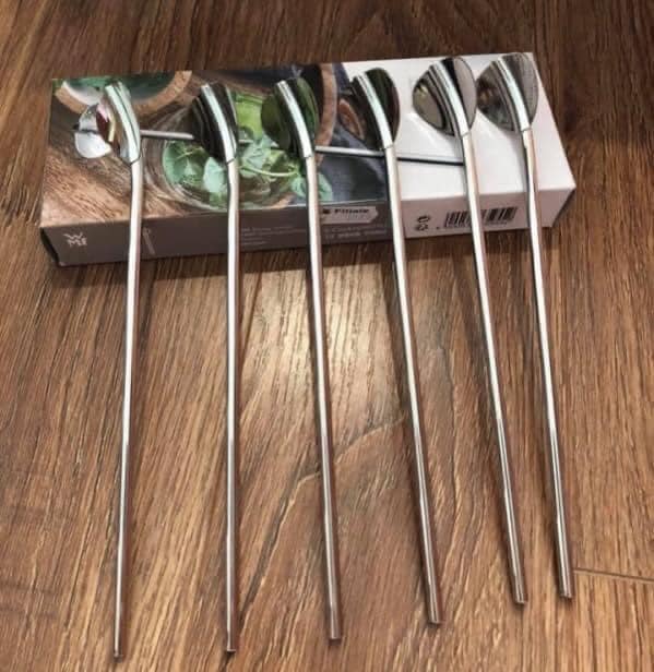 Ống hút kèm thìa 2 in 1 WMF Hàng chính hãng
