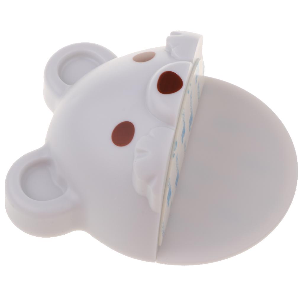 White Anti-Tip Furniture Anchor for Baby Pet Safety