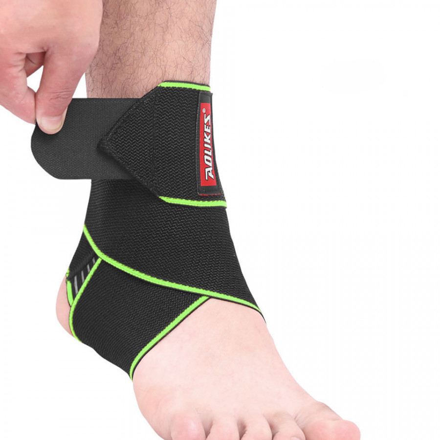 Băng Quấn Cổ Chân Hỗ Trợ Bảo Vệ Mắt Cá Chân, Khớp Cổ Chân Sport Ankle Protector Aolikes Ye - 1527 - Green