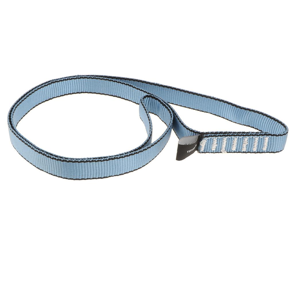23KN Rope Runner Webbing Sling Flat Strap Belt for Mountaineering Rock Climbing Caving Rappelling Rescue Engineering