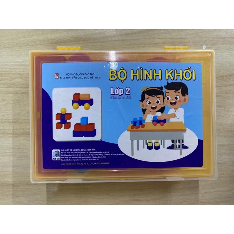 Bộ thực hành toán và bộ hình khối lớp 2 - Đồ dùng học tập