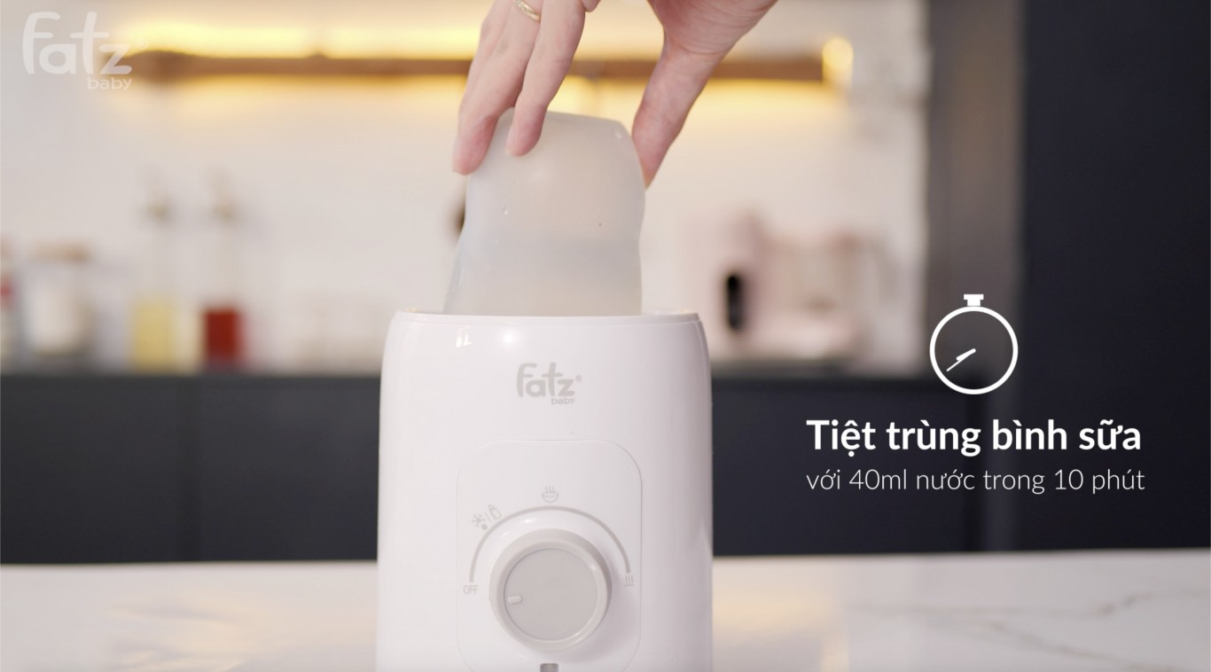 Máy Hâm Sữa Và Tiệt Trùng FatzBaby-Mono 6-FB3001TN