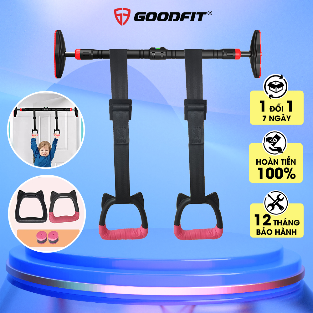 Bộ dây kháng lực hỗ trợ đu xà đơn cho trẻ em chính hãng GoodFit GF002E