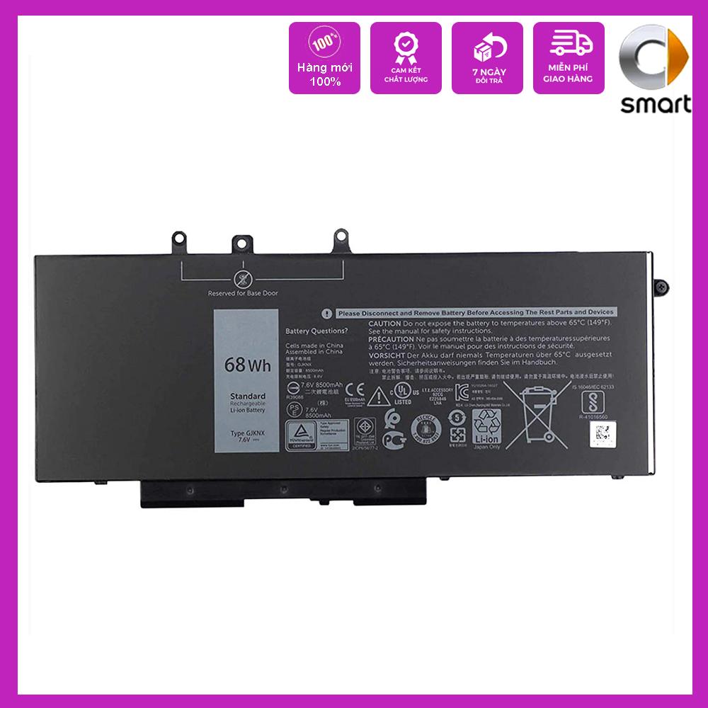 Pin cho Laptop DELL GJKNX GD1JP Latitude E5580 E5480 E5280 M3520 3530 - 68W - Pin Zin - Hàng Chính Hãng