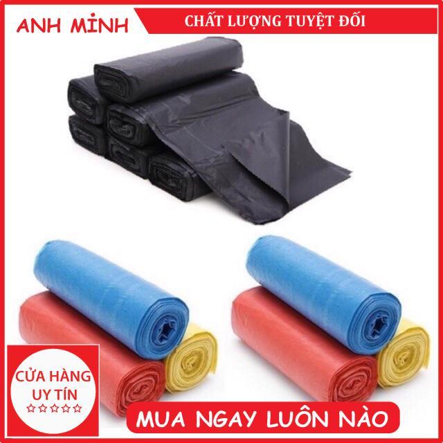 Combo 3kg túi đựng rác không lõi size tiểu 44x56 cm (Nhiều màu)