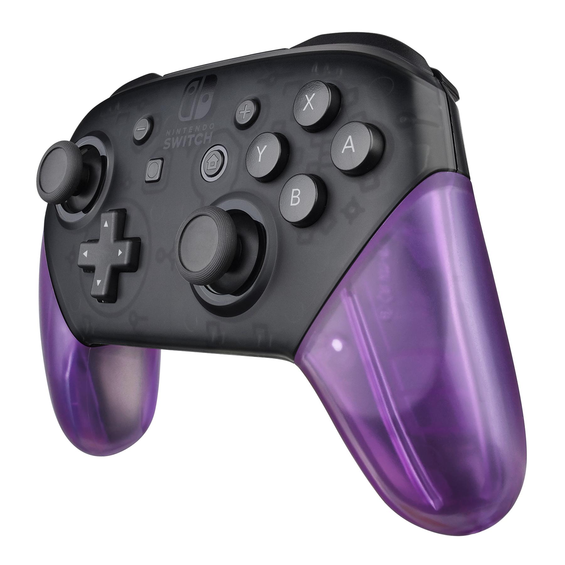 Vỏ tay cầm thay thế trong suốt eXtremeRate Transparent Clear cho Bộ điều khiển Nintendo Switch Pro - Nhiều màu Màu sắc: Xanh ngọc lục bảo