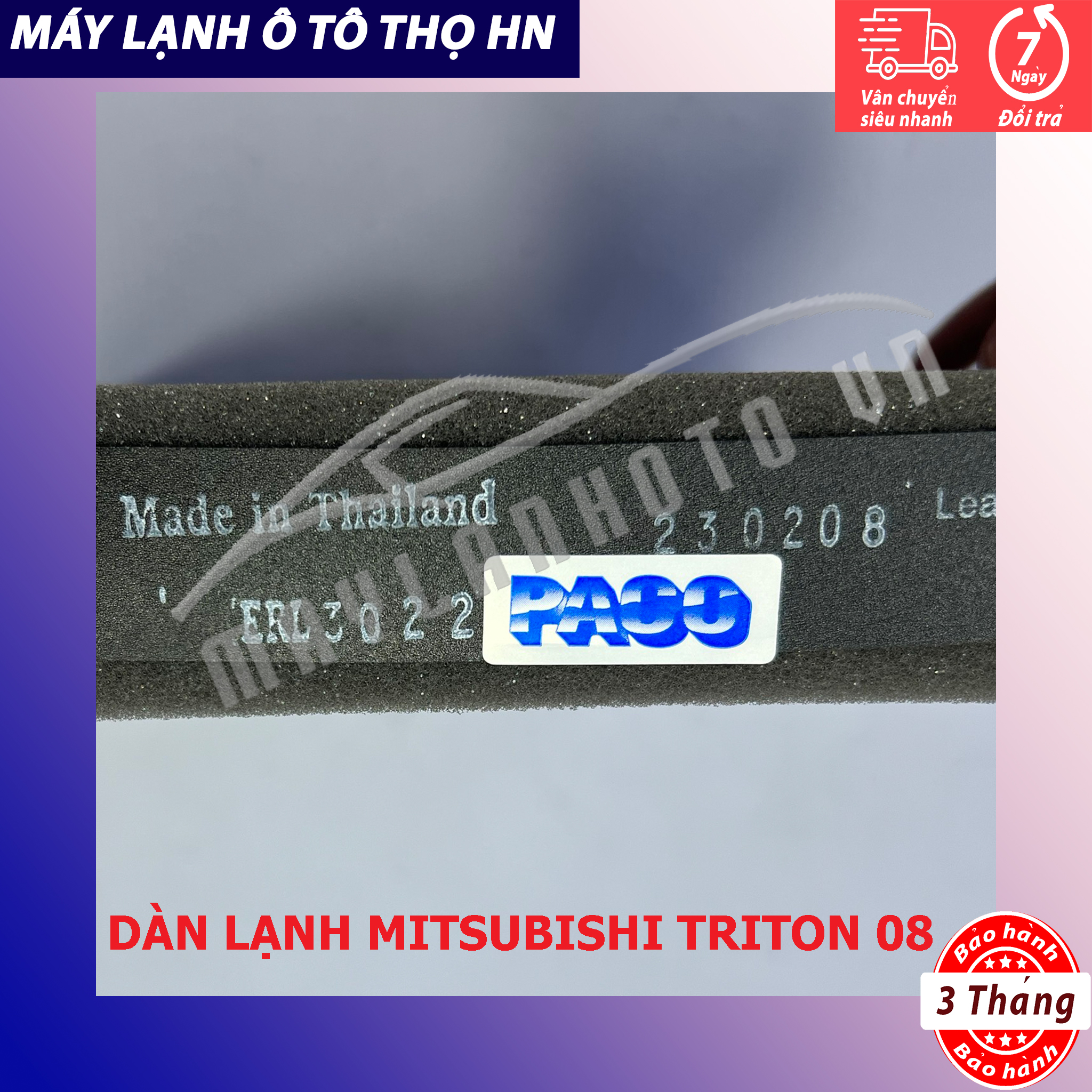 Dàn (giàn) lạnh Mitsubishi Triton - Pajero Sport 2008 2009 2010 2011 2012 2013 2014 Hàng xịn Thái Lan 08 09 10 11 12 13 14