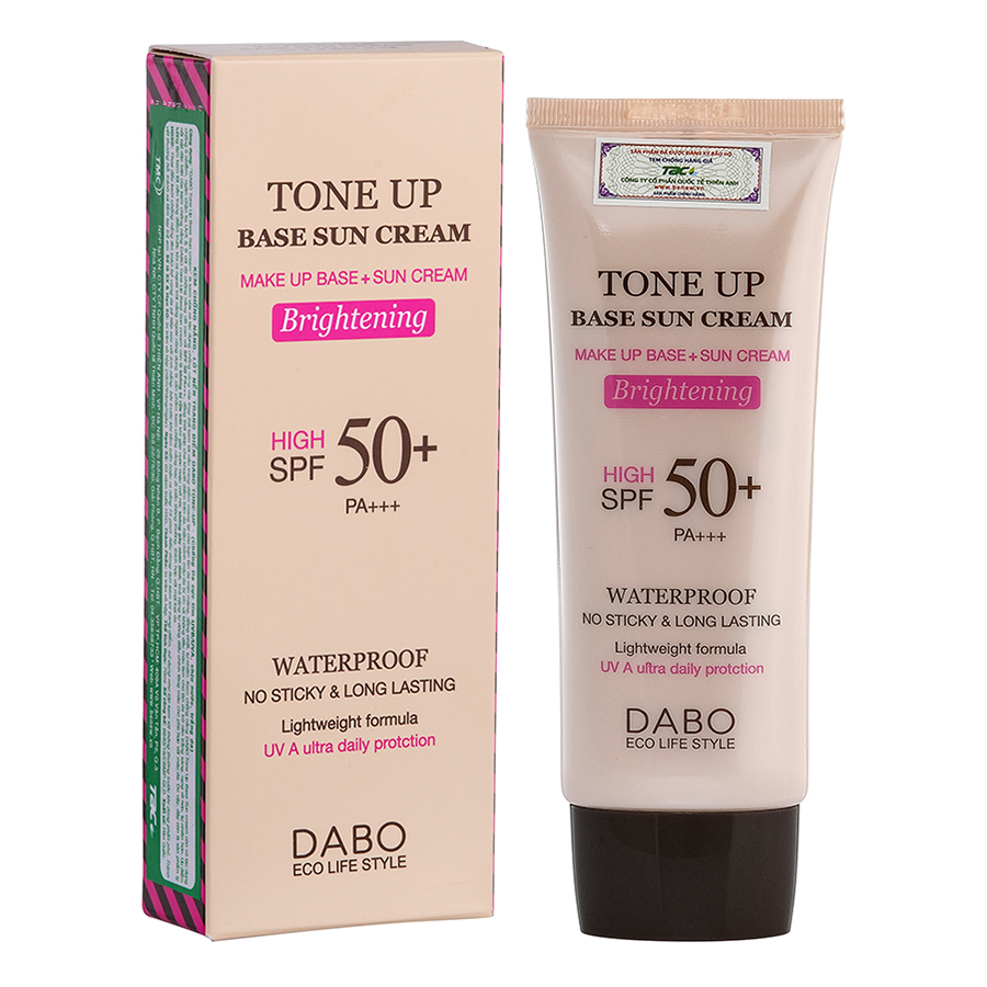 Kem Chống Nắng Lót Nền Trang Điểm Dabo Tone-Up 8809351955661 SPF 50 PA+++ (70ml)