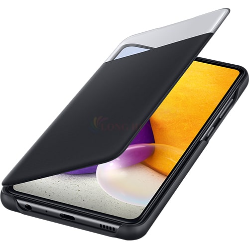 Bao da kháng khuẩn Smart S View Wallet Cover Samsung Galaxy A72 EF-EA725 - Hàng Chính Hãng