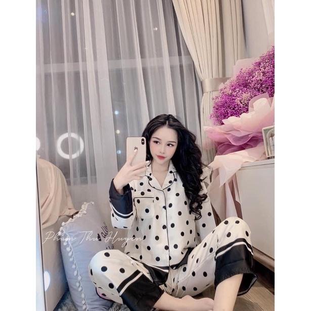 Pijama Sam lụa cao cấp hành thiết kế loại 1, cực sang, mềm mịn