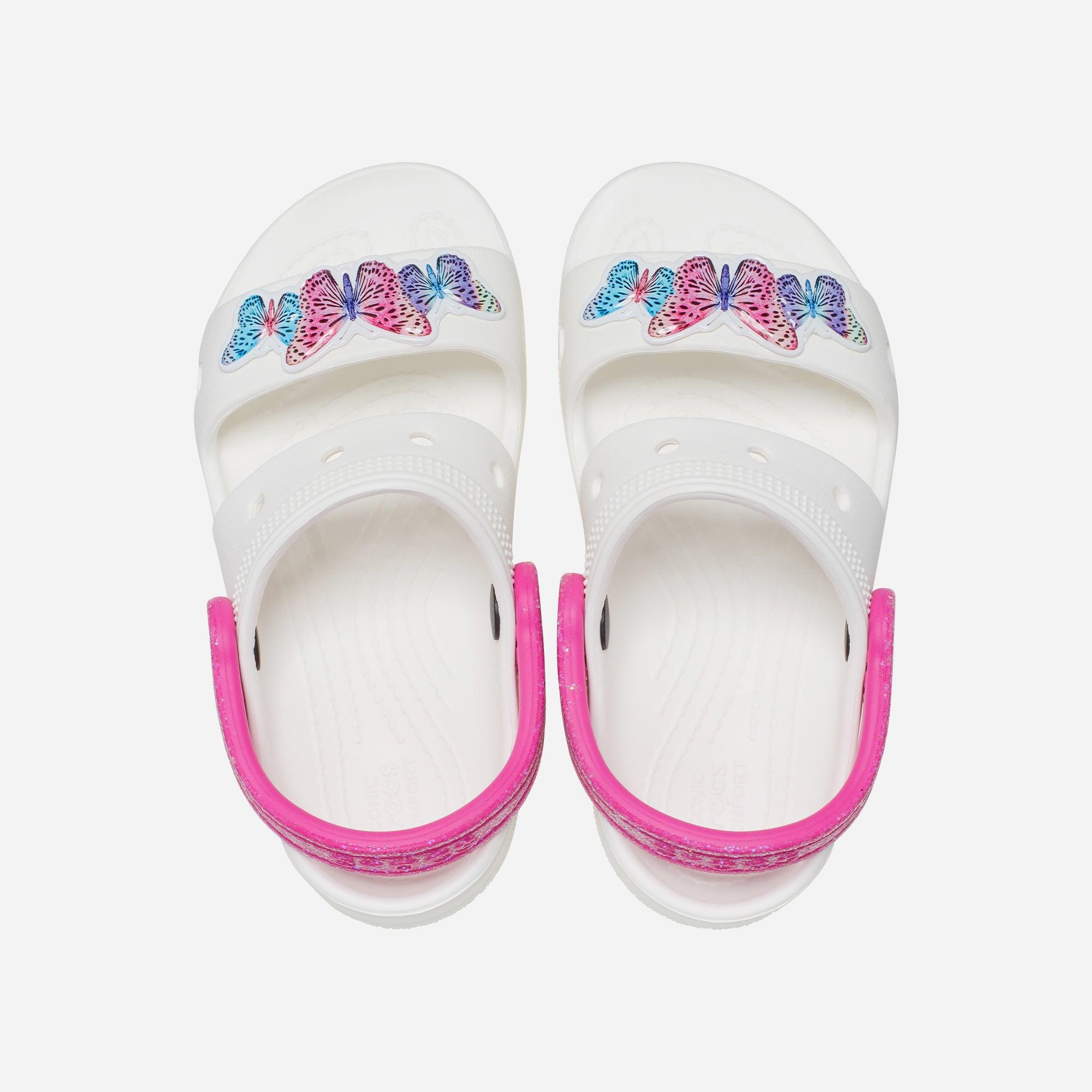 Xăng đan trẻ em Crocs Classic Embellished - 207803-100