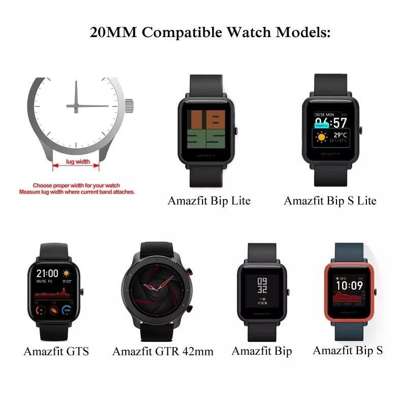 Dây silicon thời trang dành cho đồng hồ Amazfit Bip Lite