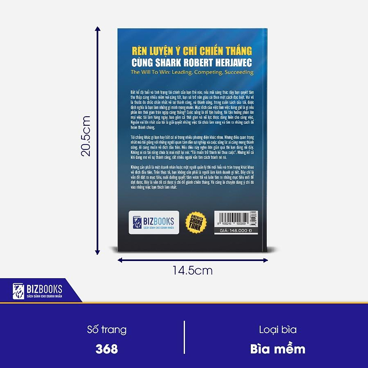 BIZBOOKS – Sách America Shark: Rèn Luyện Ý Chí Chiến Thắng Cùng Shark Robert Herjavec - MinhAnBooks