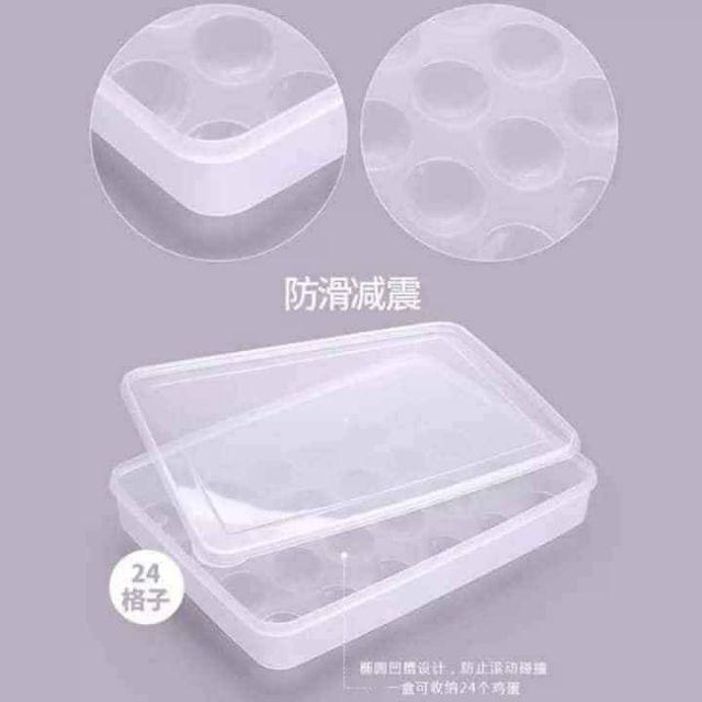 KHAY ĐỰNG TRỨNG 24 QUẢ BẰNG NHỰA AN TOÀN