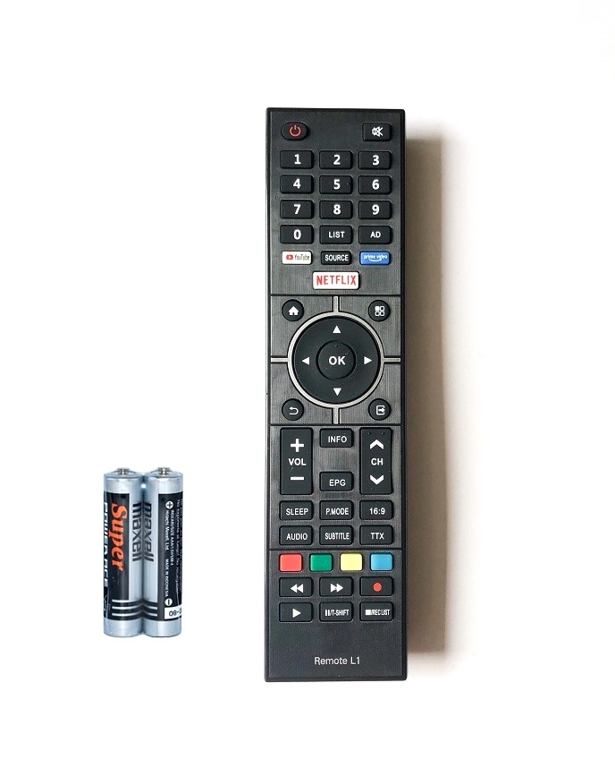 Remote Điều Khiển Tivi Dành Cho Casper Internet Smart TV Netflix Youtube Kèm Pin