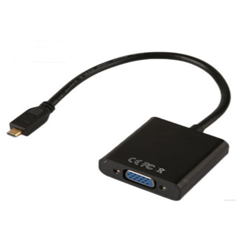 Cáp chuyển đổi HDMI micro sang VGA 20cm