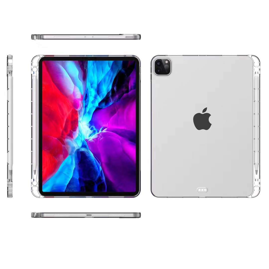 Case Ốp Lưng Chống Sốc Trong Dành Cho Ipad Pro 12.9 Inch 2020 Có Khe cho Apple Pencil