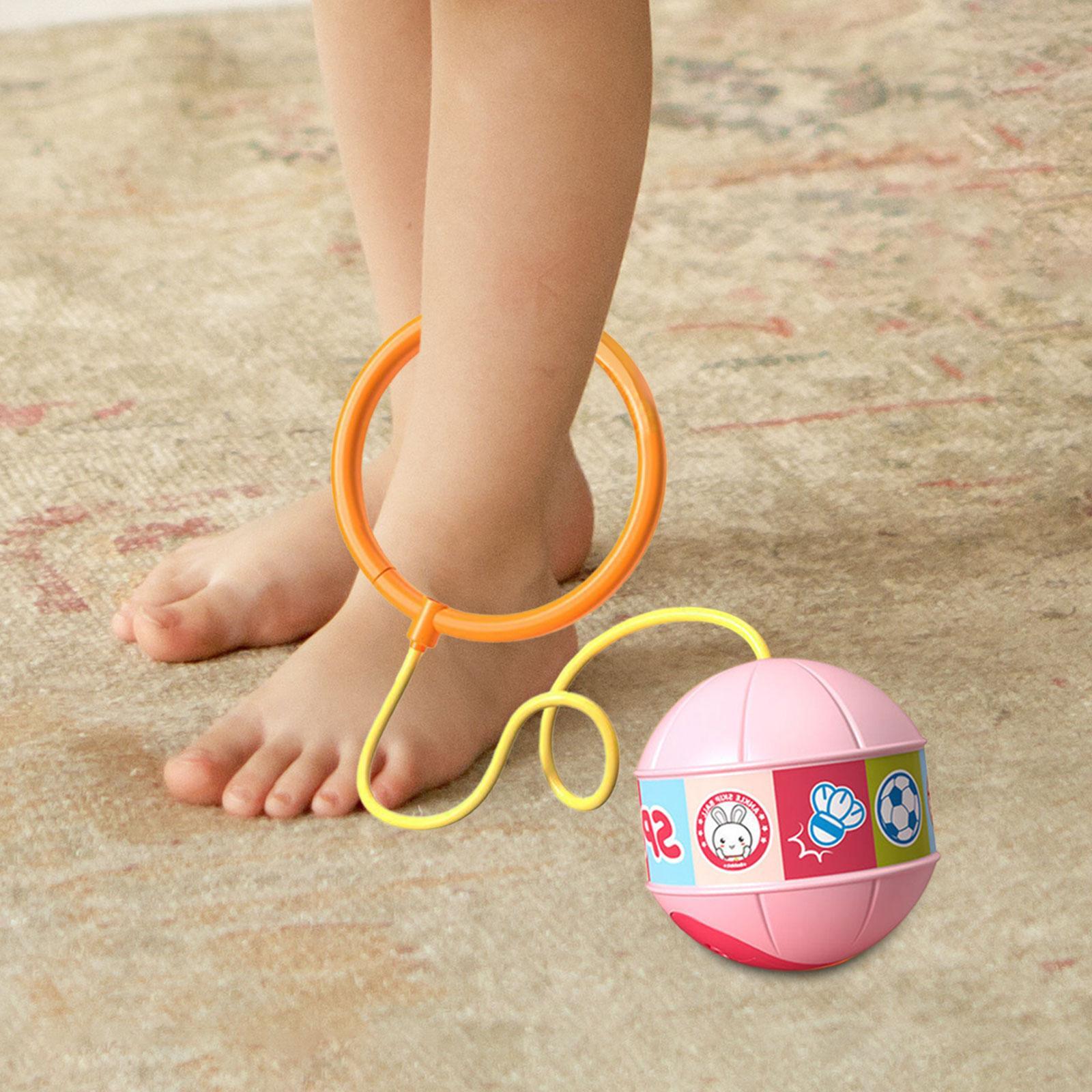 Ball Ankle Skip Game flashlights Sports Ball for Beach Party Game Kids Gifts