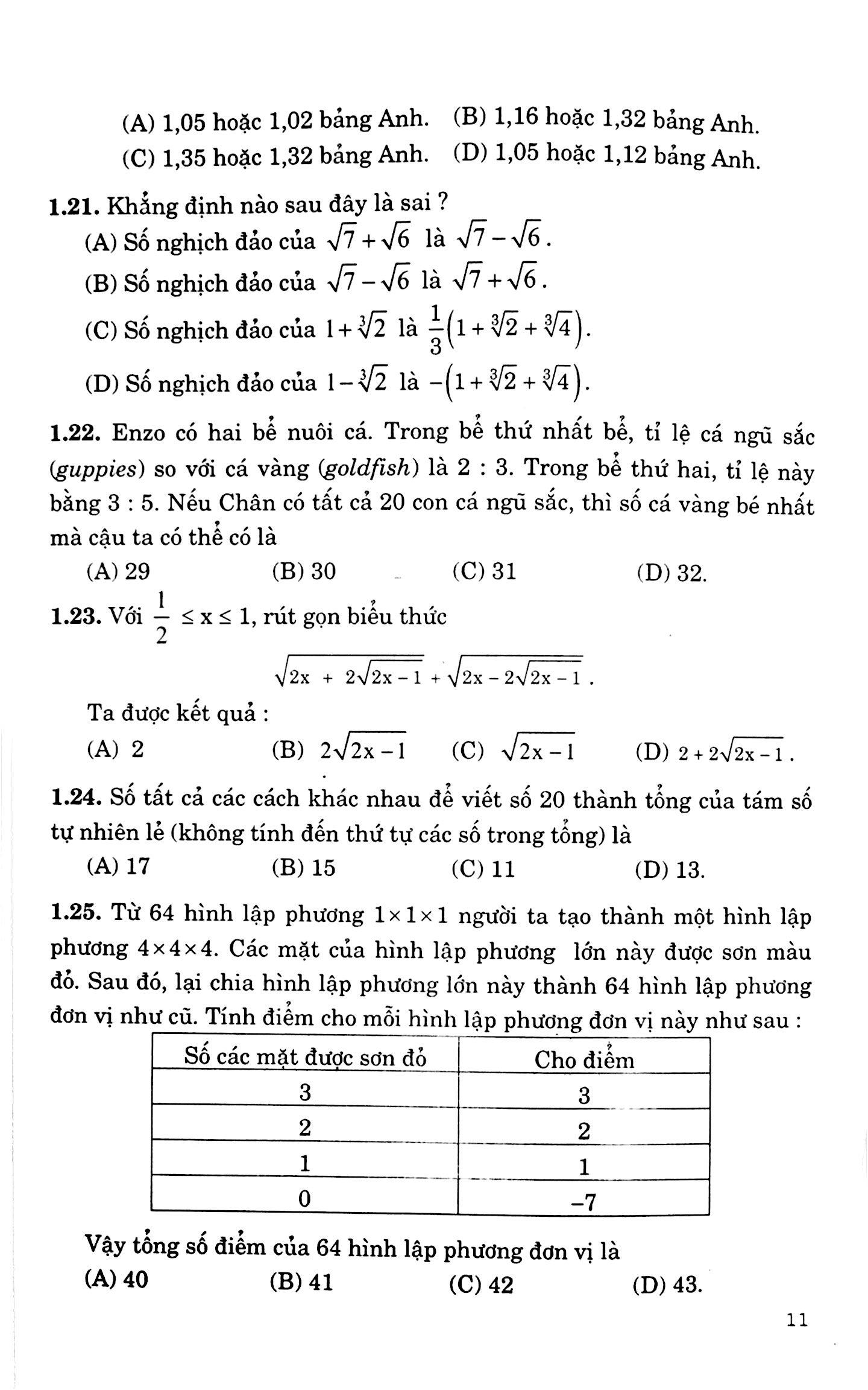 Tuyển Chọn Các Bài Toán Trắc Nghiệm Khách Quan Đại Số Lượng Giác