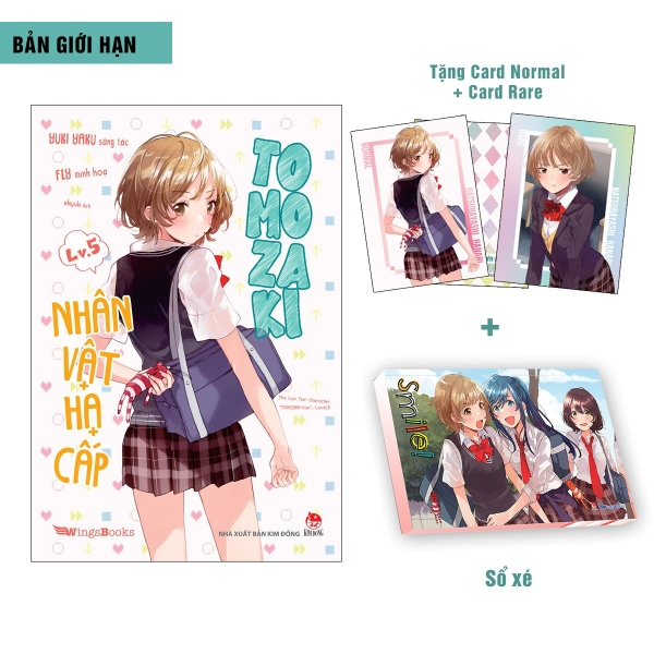 Poster +  Bản Giới hạn: Nhân vật hạ cấp Tomozaki - Tập 5
