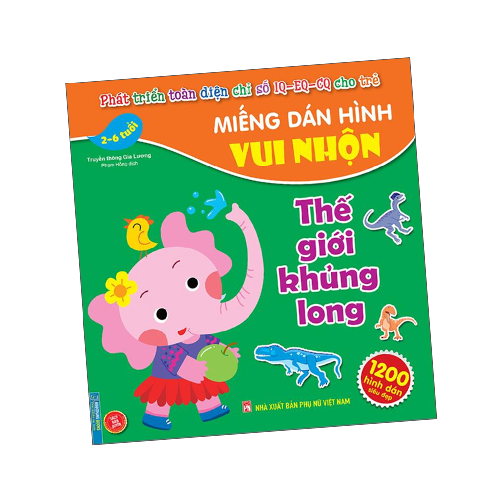 Miếng Dán Hình Vui Nhộn - Thế Giới Khủng Long