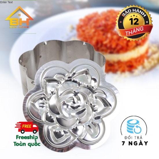 Khuôn xôi hình bông hoa hồng, khuôn xôi hình con cá chép