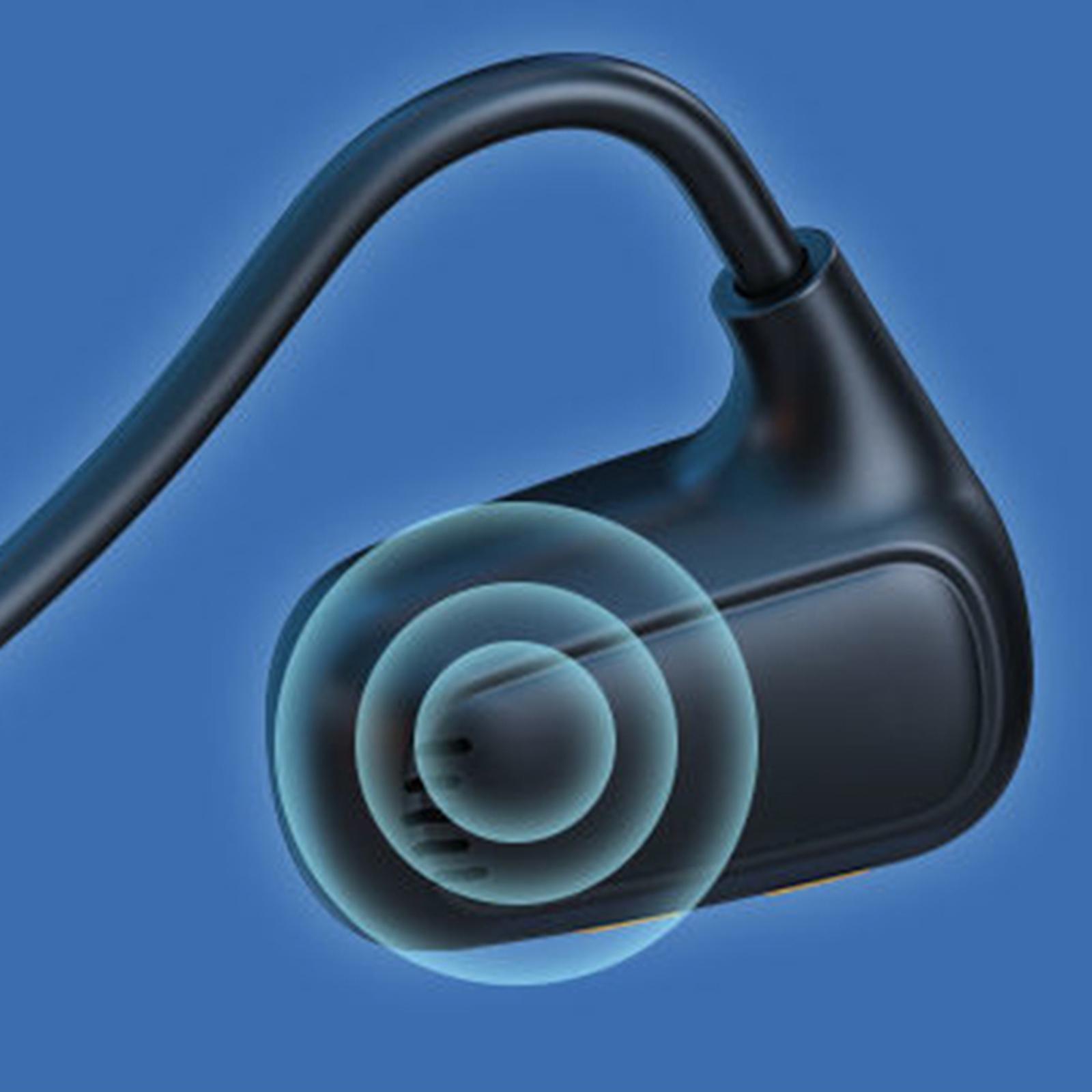 Bone Conducting Fingerprint Touch Bluetooth5.3 Wireless Stereo Headphones