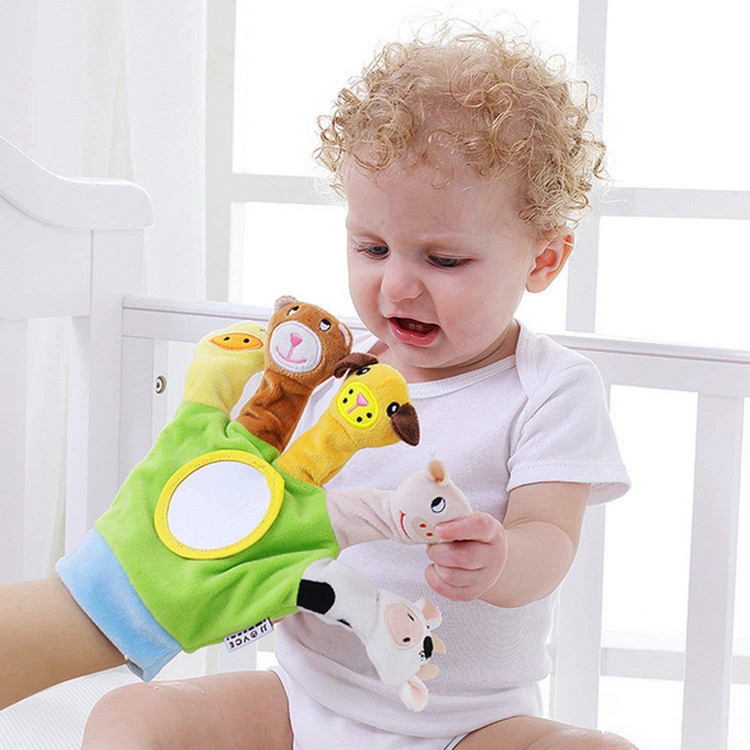 Những con rối trẻ em, con rối tay em bé truyện tranh trong -Shape trẻ em giáo dục trẻ em Puppets đồ chơi