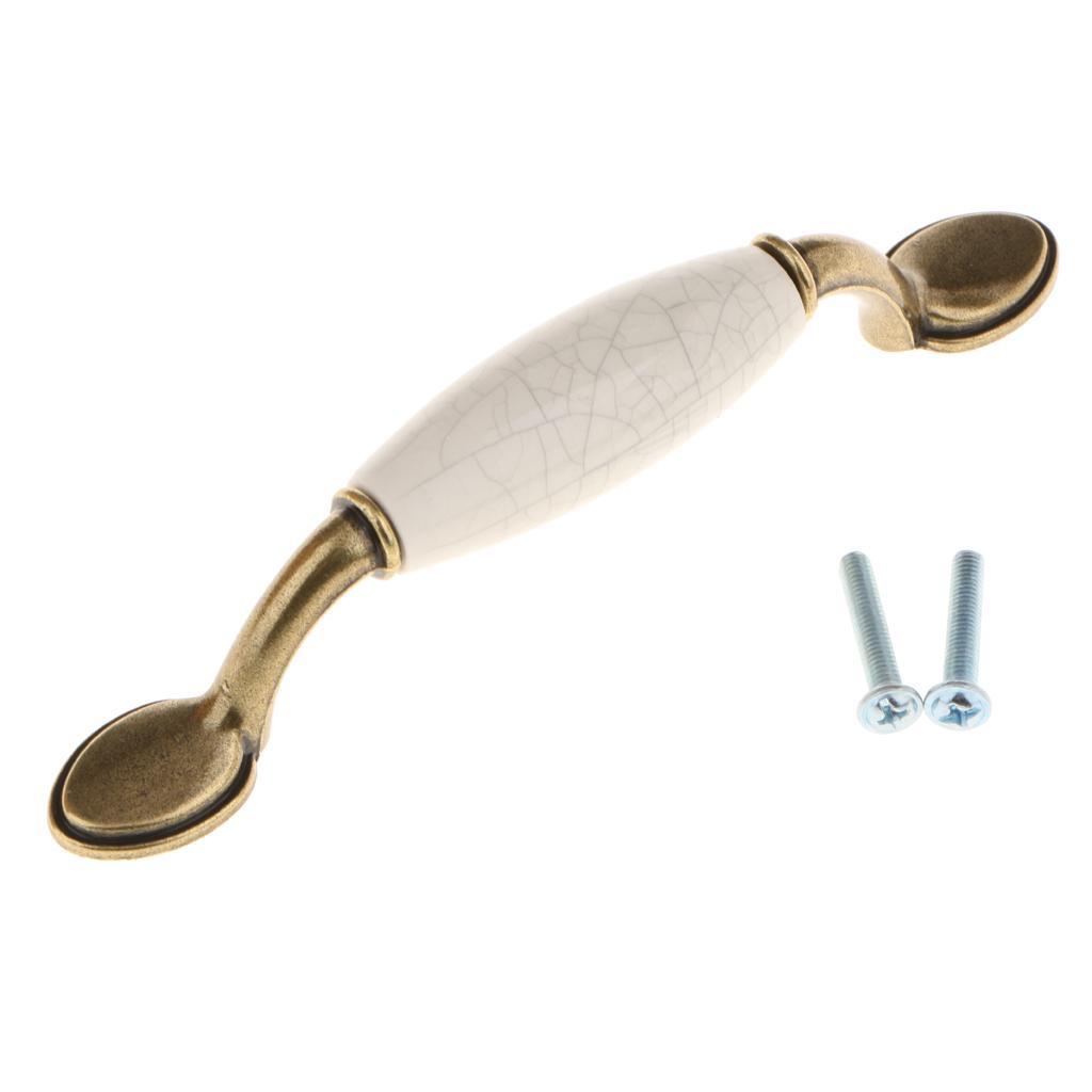 5 Pieces Vintage Elegant Cabinet Pull Knobs Door Handle