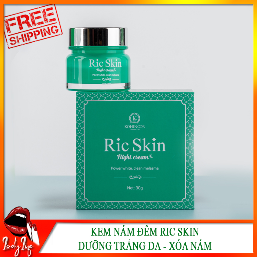 Kem Nám Đêm Ric Skin Kohinoor 30Gr, Giải Pháp Tối Ưu Cho Làn Da Sạm Nám