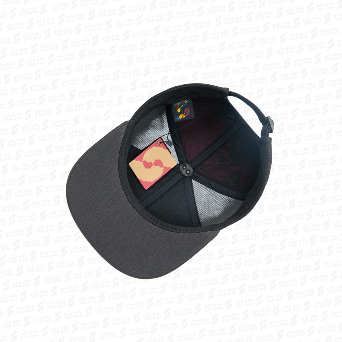 Mũ snapback hiphop NÓN SƠN hoa văn ngẫu nhiên MC210AK-ĐN2HV