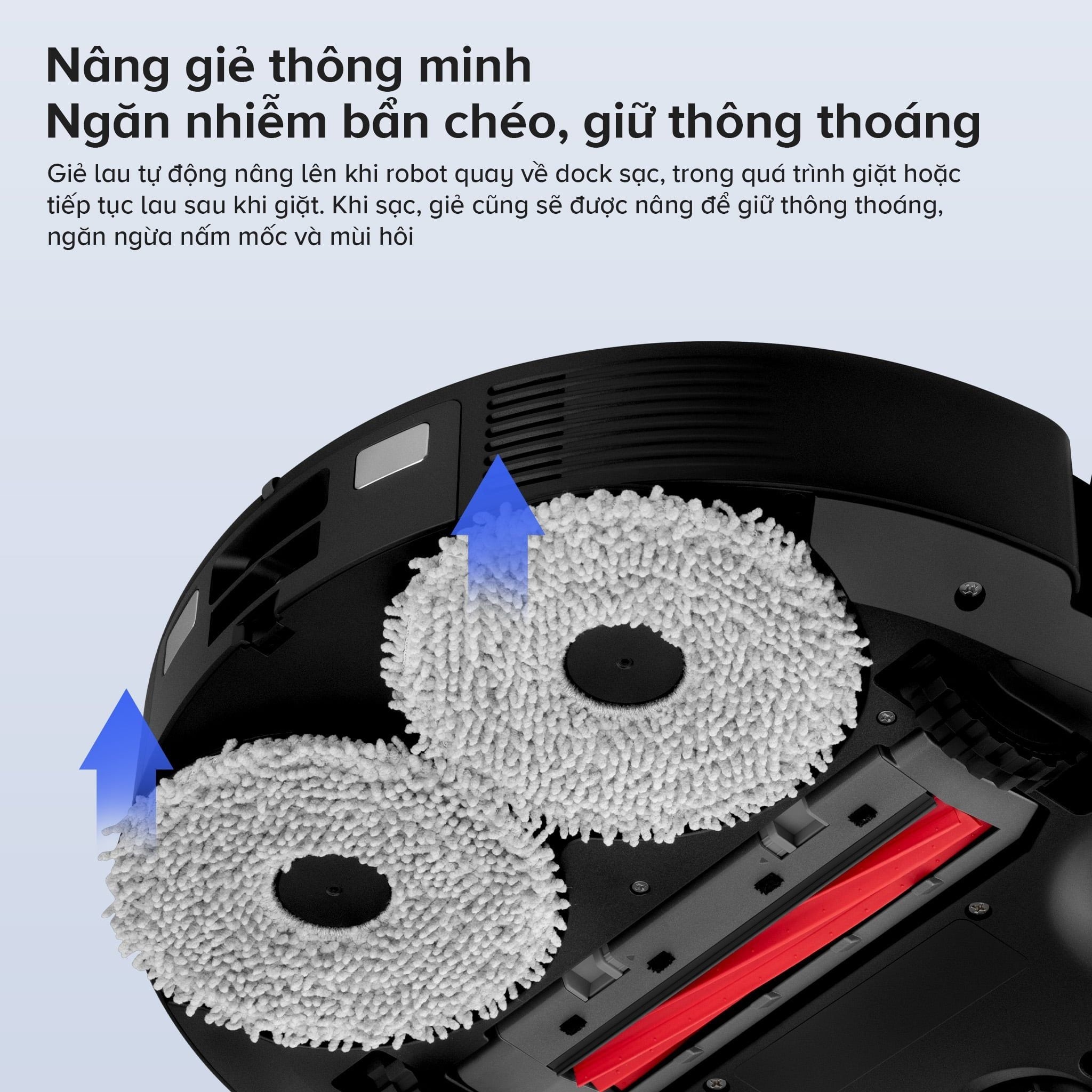 [Bảo Hành 24T] Robot Hút Bụi Lau Nhà Roborock QRevo S Pro Lực Hút 18.500 Pa - Hàng Chính Hãng