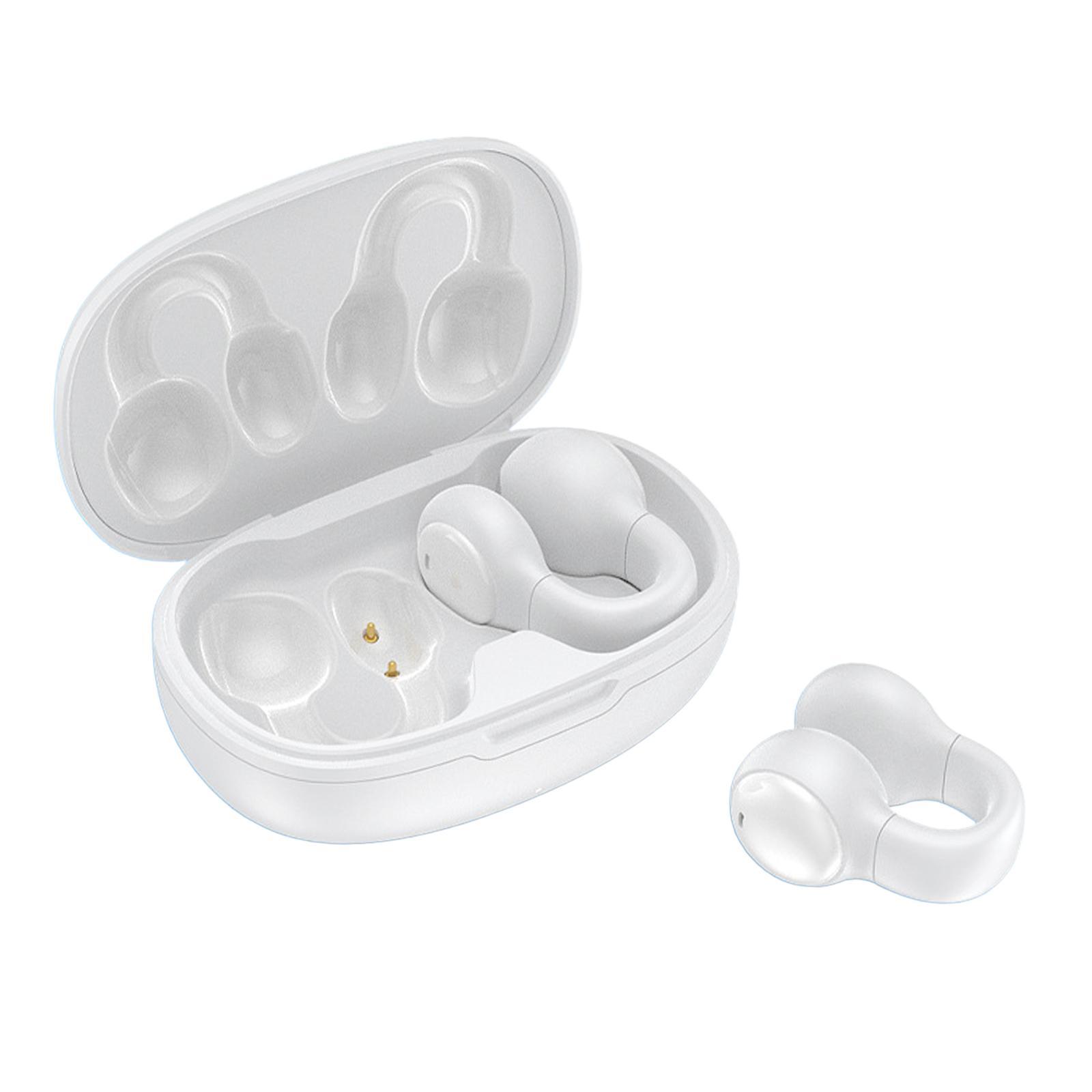 Ear Clip Headphones Earpiece Calling Earphones for Business Driving Fitness