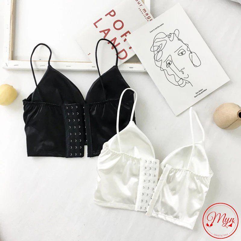Áo Bra Phi Lụa 2 Dây Cao Cấp Sang Chảnh B264 MYN_UNDERWEAR