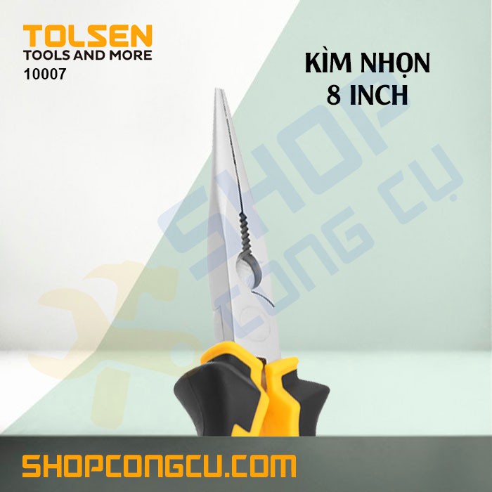 Kìm nhọn 8 inch Tolsen 10007