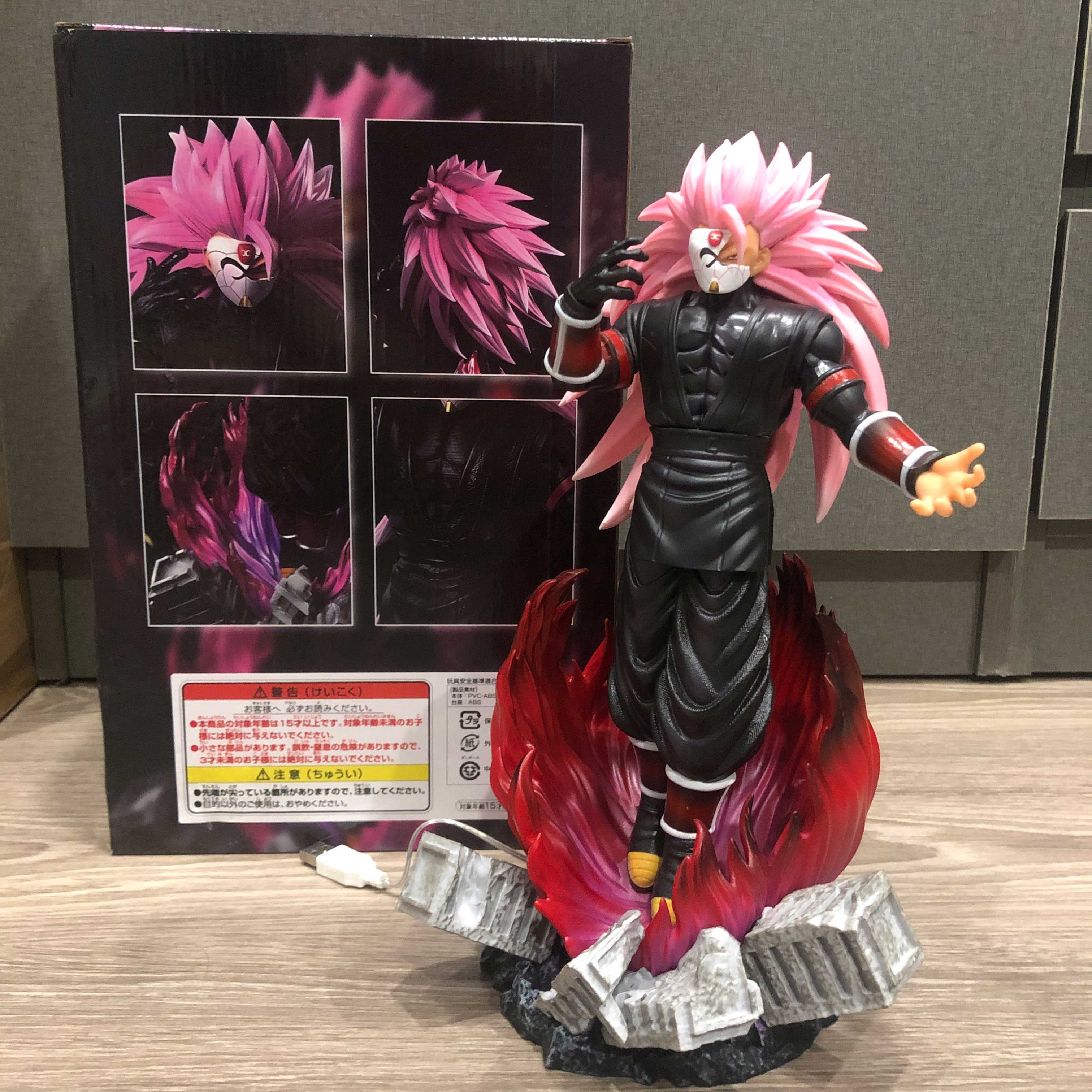 Mô hình Black Goku SSJ3 30 cm có LED  - Dragon Ball