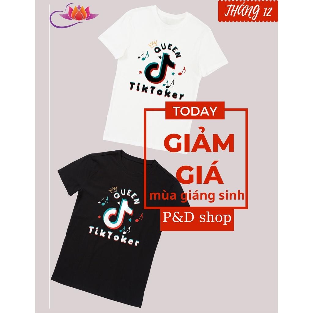 Áo thun phom rộng in chữ
