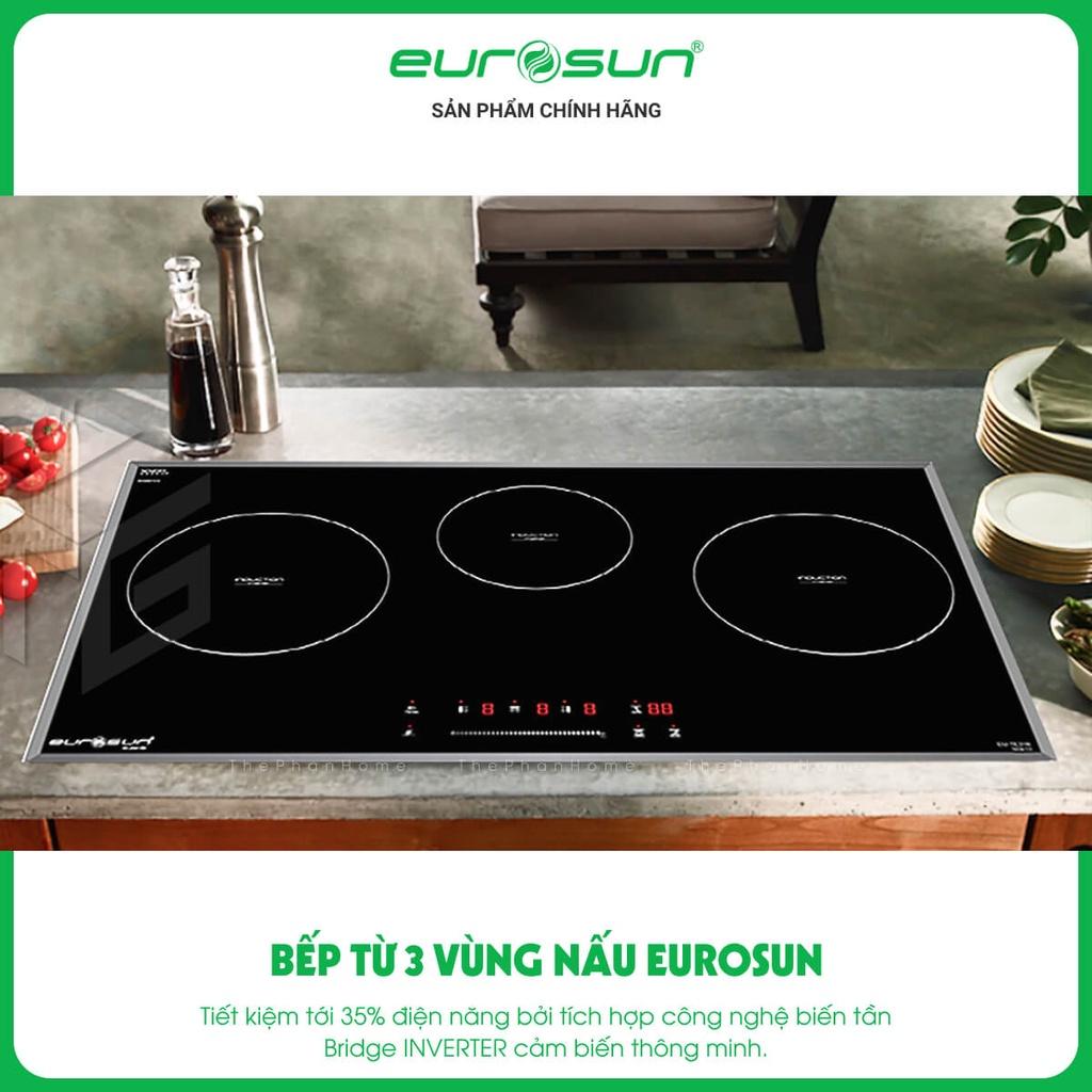 Bếp Từ Âm 3 Vùng Nấu EUROSUN EU-TE388Max - Nhập Khẩu Malaysia, Hàng Chính Hãng