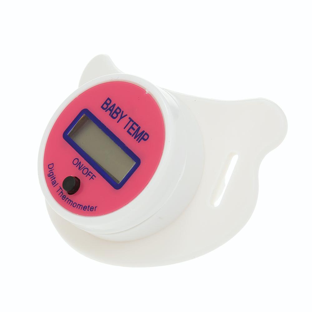 Nhiệt kế Núm vú thiết kế cầm tay cho Bé,Màn hình LCD, dễ đọc,chất liệu Nhựa silicone cấp y tế an toàn