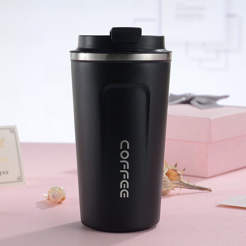 Ly Giữ Nhiệt COFFEE Inox 304 Dung Tích 510ml Cao Cấp Kiểu Dáng Hàn Quốc Cầm Tay Sang Trọng - Chính Hãng