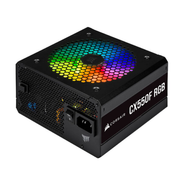 Nguồn Máy Tính Corsair CX550F 80 Plus Bronze | RGB | Full Modul | ( CP-9020216-NA ) - Hàng Chính Hãng