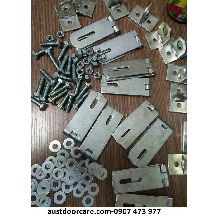 Bộ KHÓA ÂM NỀN pát khóa cho cửa cuốn tấm liền và cửa cuốn Tone Đài Loan Austdoor