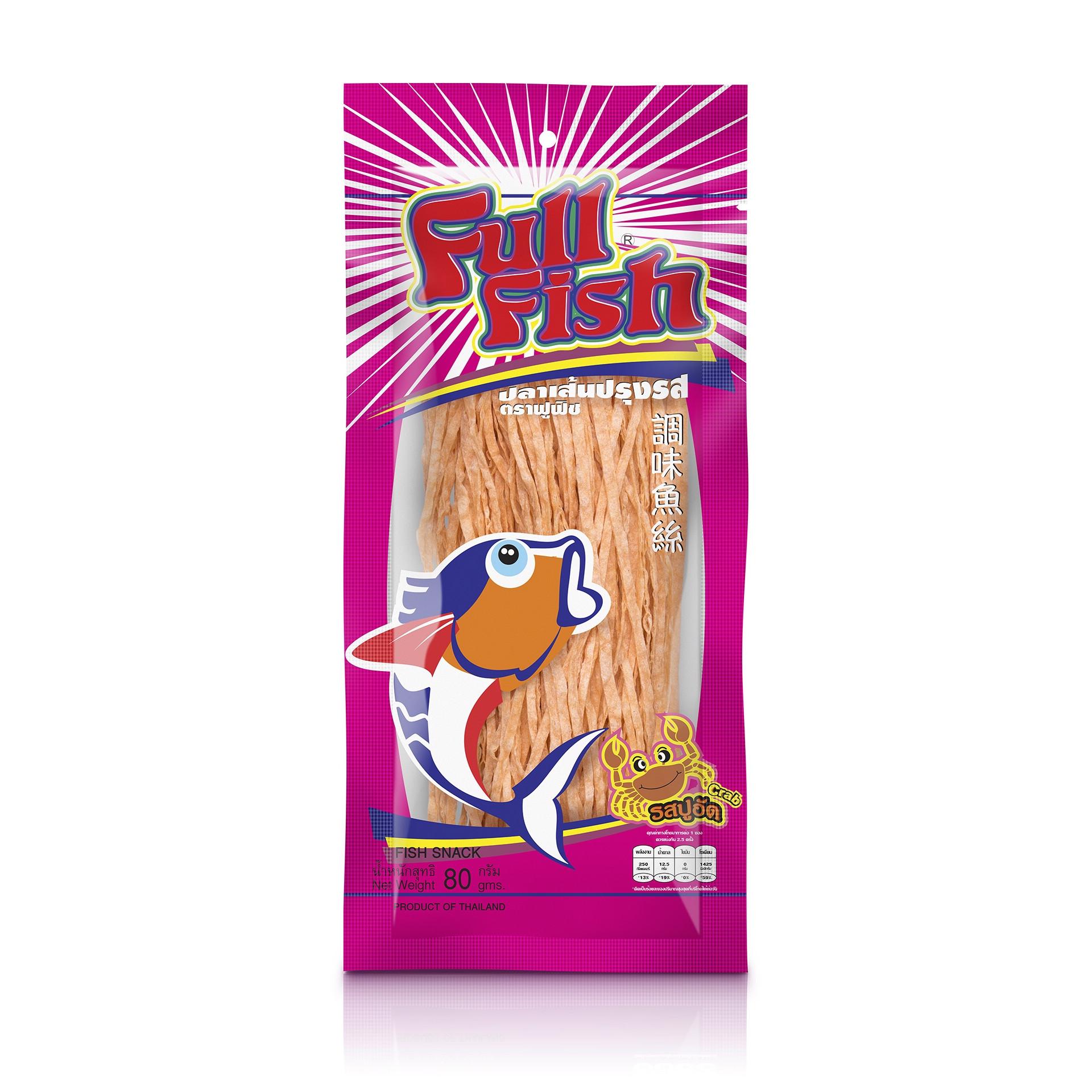 5 gói Snack cá Full Fish vị cua - 70g