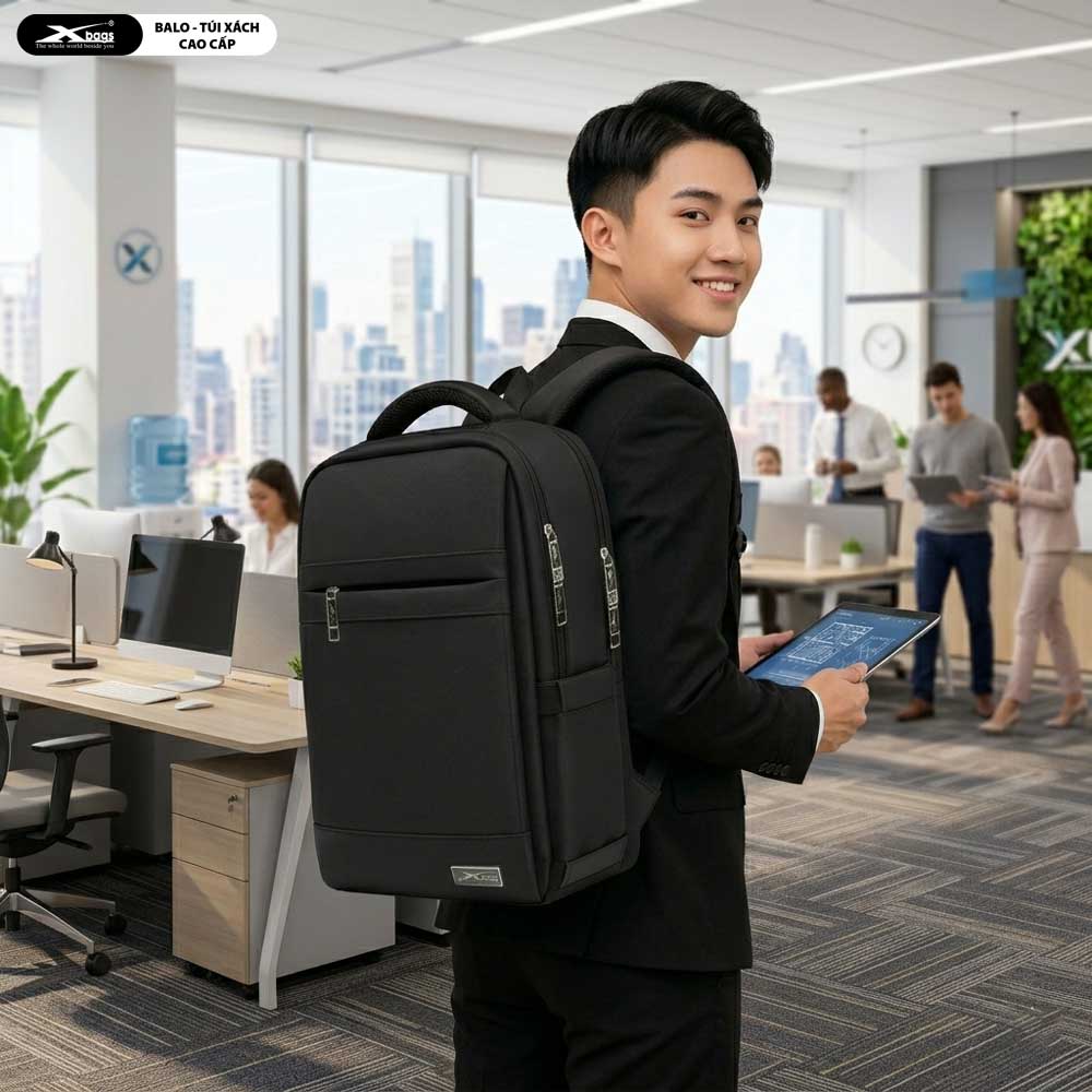 Balo Doanh Nhân Thời Trang Xbags Royal Pro Balo Laptop Cao Cấp Hiện Đại Đẳng Cấp XB2011