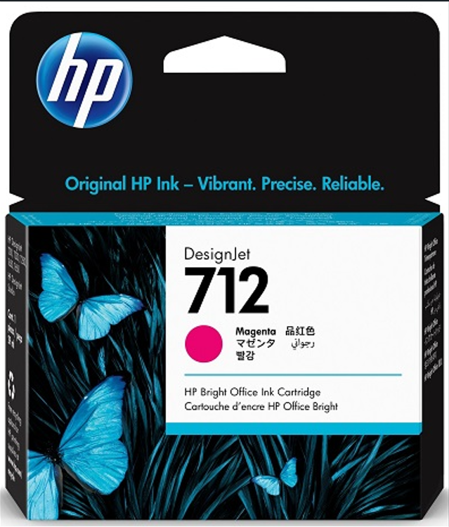 Mực In Phun HP 712 Magenta Ink Cartridge 29ml (3ED68A) - Hàng chính hãng