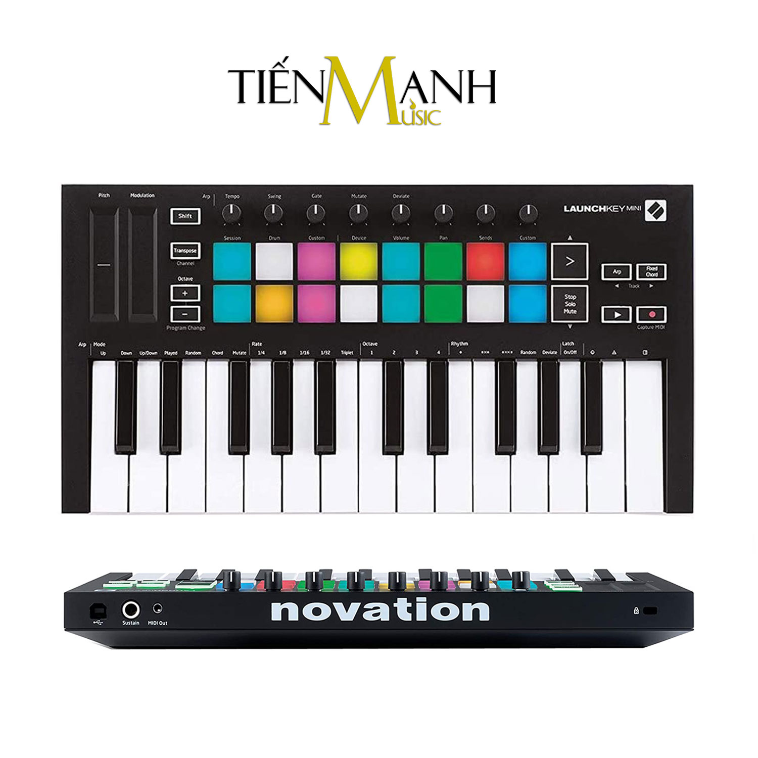 Novation Launchkey Mini MK3 Bàn phím sáng tác - Sản xuất âm nhạc Producer Keyboard Controller for Ableton Live - Kèm Móng Gẩy DreamMaker