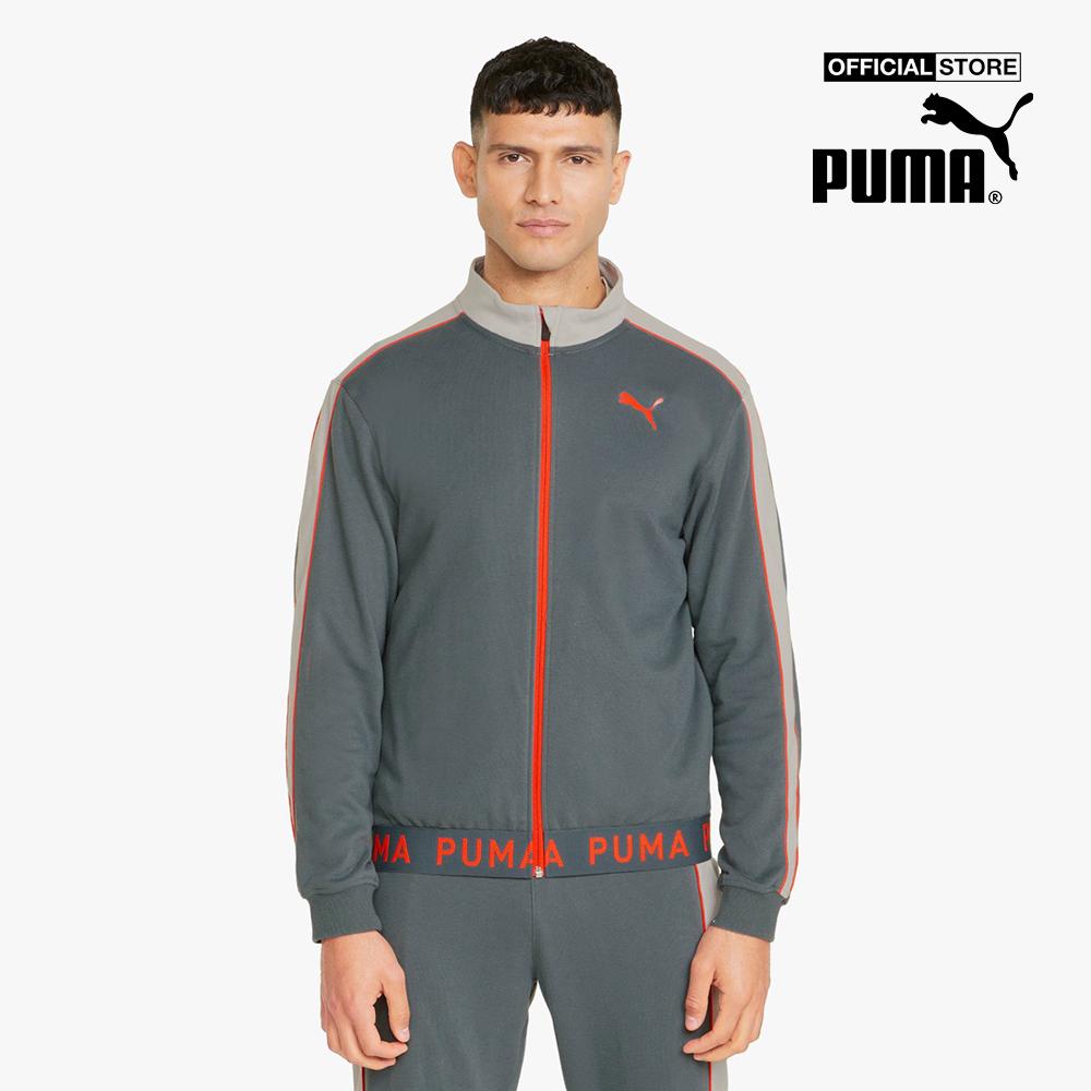 PUMA - Áo khoác thể thao nam cổ cao Full Zip Training 521544